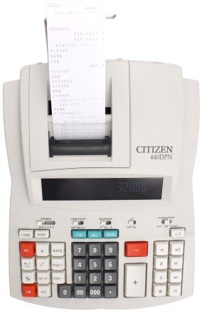 Калькулятор печатающий 14-разрядный Citizen CX-440 DPN Калькулятор печатающий 14-разрядный Citizen CX-440 DPN