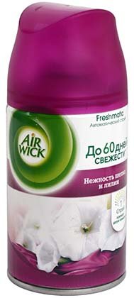 Сменный баллон к освежителю воздуха Air Wick , 250 мл, «Нежность шелка и лилии»