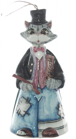 Колокольчик фарфоровый, 13*7 см