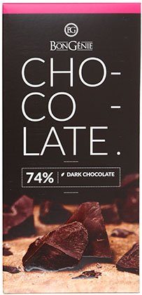 Шоколад BonGenie, 100 г, темный шоколад 