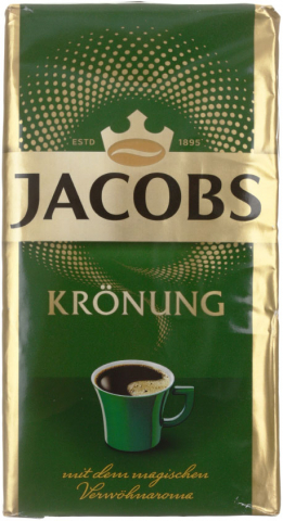 Кофе натуральный молотый Jacobs Kronung, 500 г, среднеобжаренный