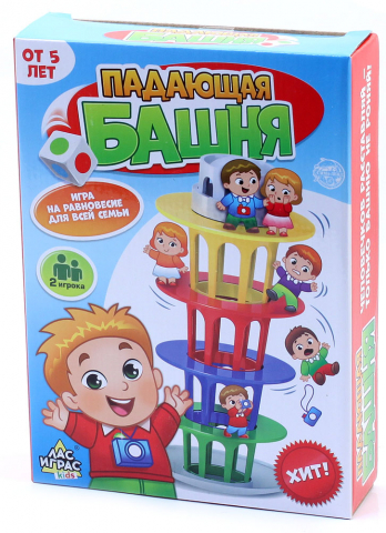 Игра на равновесие «Падающая башня», 5+