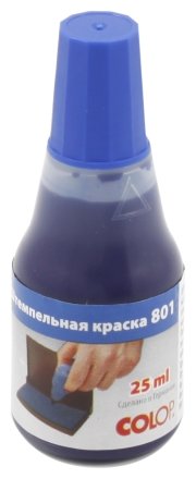 Краска штемпельная Colop-801, 25 мл, синяя