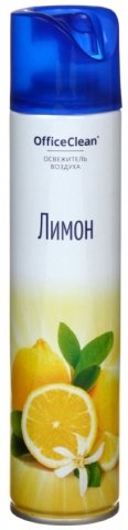 Освежитель воздуха OfficeClean 300 мл, «Лимон»