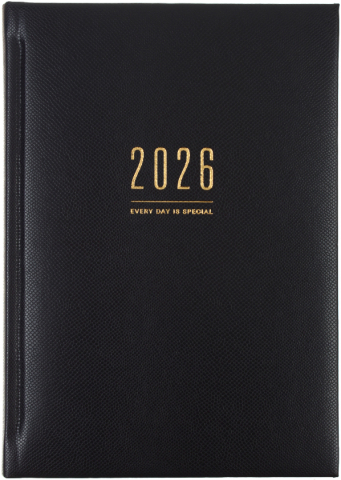 Ежедневник датированный на 2026 год BG Dallas (А5), 150*210 мм, 176 л., синий