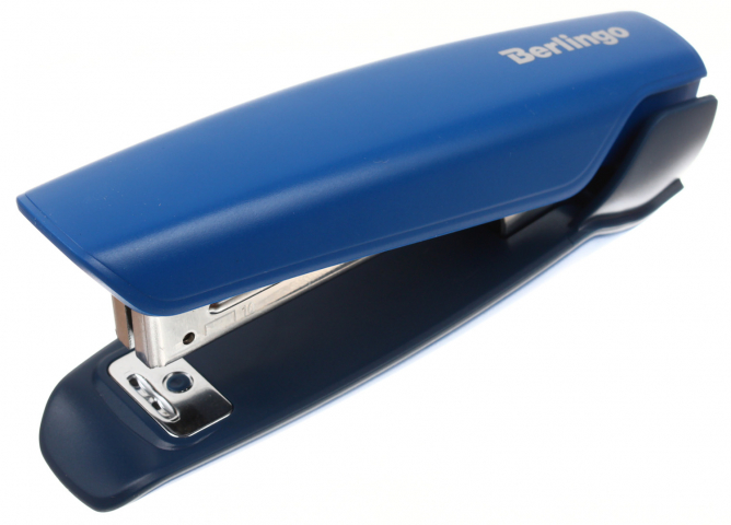 Степлер Berlingo Hyper скобы №10, 20 л., 115 мм, синий Степлер Berlingo Hyper скобы №10, 20 л., 115 мм, синий