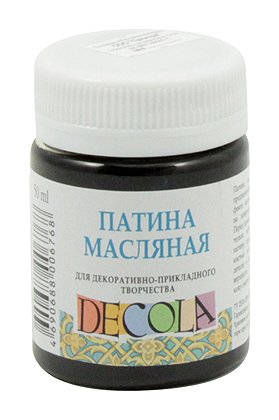 Патина масляная Decola, 50 мл, черная Патина масляная Decola, 50 мл, черная