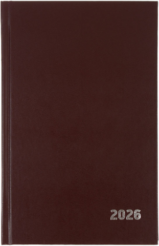 Ежедневник датированный на 2026 год BG 135×205 мм, 168 л., коричневый Ежедневник датированный на 2026 год BG 135×205 мм, 168 л., коричневый
