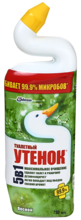 Средство чистящее для унитазов «Туалетный утенок», 750 мл, «Лесной»