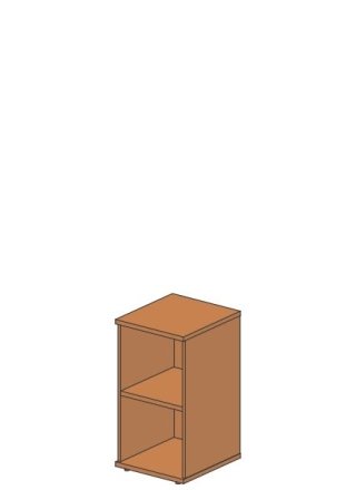 Стеллаж офисный «Рондо», 404*450*760 мм, груша