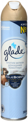 Освежитель воздуха Glade , 300 мл, «Против запаха домашних животных»