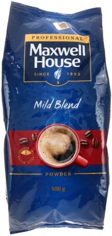 Кофе растворимый Maxwell House, 500 г, Mild Blend, в пакете Кофе растворимый Maxwell House, 500 г, Mild Blend, в пакете
