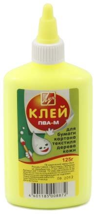 Клей ПВА-М , 125 г (125 мл) Клей ПВА-М , 125 г (125 мл)