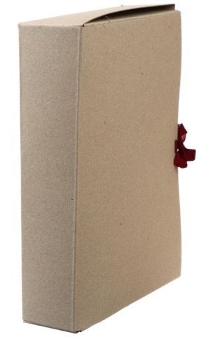 Короб архивный из картона на завязках «Деловые ресурсы» , корешок 70 мм, серый Короб архивный из картона на завязках «Деловые ресурсы» , корешок 70 мм, серый