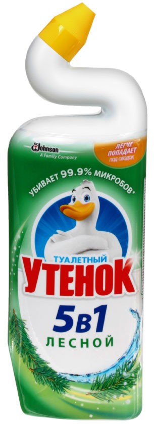 Средство чистящее для унитазов «Туалетный утенок», 750 мл, «Лесной»