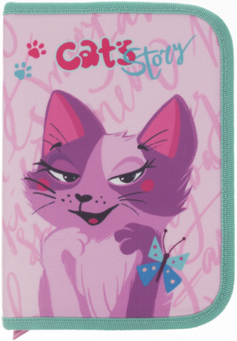 Пенал однокамерный Berlingo, 200*140*40 мм, Princess Cat Пенал однокамерный Berlingo, 200*140*40 мм, Princess Cat