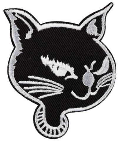 Термоаппликация Gamma №68/5, 1471A, «Кот черный», 7×6 см