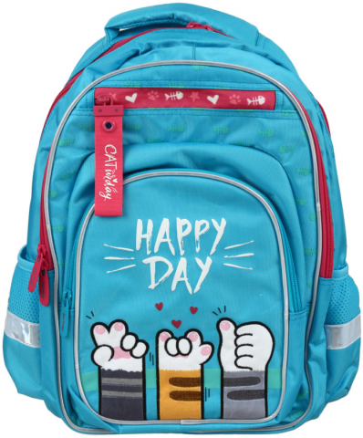 Рюкзак для начальных классов Berlingo Ergo, 290*400*220 мм, Cats Paw