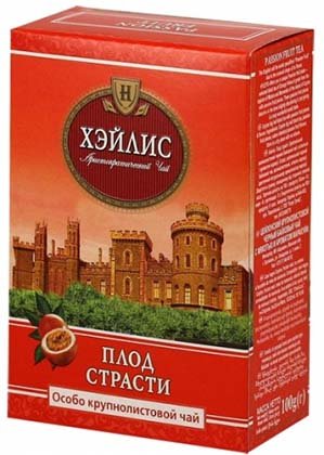 Чай Hyleys, 100 г, «Плод страсти», крупнолистовой черный чай