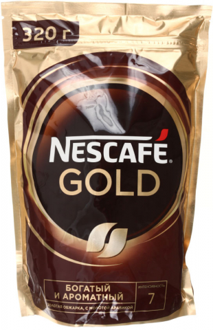 Кофе молотый в растворимом Nescafe Gold , 320 г, в пакете Кофе молотый в растворимом Nescafe Gold , 320 г, в пакете