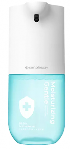 Диспенсер для мыла автоматический Simpleway синий (с антибактериальным мылом, 300 мл)