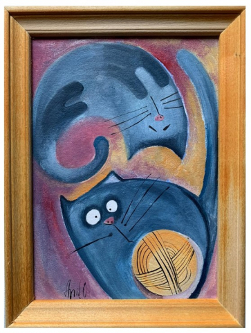 Картина «Мечты» (Амельченя О.И.), 20*15 см, картон, масло Картина «Мечты» (Амельченя О.И.), 20*15 см, картон, масло