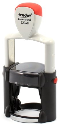 Автоматическая оснастка Trodat Professional 52040, для клише печати ø40 мм, ручка белая