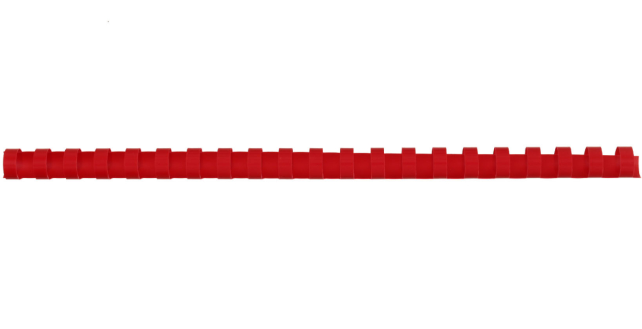 Пружина пластиковая OfficeSpace (14) 14 мм, красная