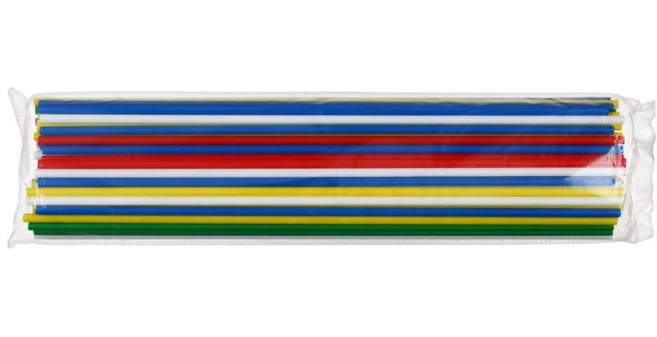 Держатель для воздушных шаров 100 шт., 37 см, ассорти