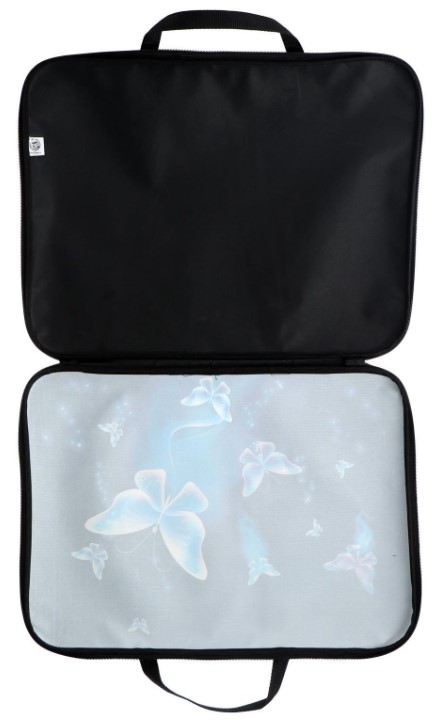 Папка для тетрадей Sima-Land с ручками, А3 (470*350*20 мм), «Бабочки»