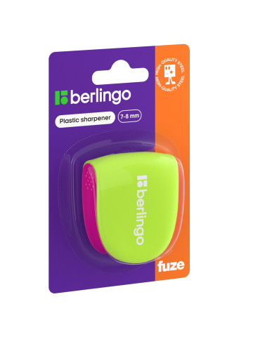 Точилка пластиковая Brauberg Fuze Ergo 1 отверстие, с контейнером, зеленая Точилка пластиковая Brauberg Fuze Ergo 1 отверстие, с контейнером, зеленая