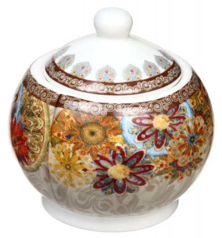 Сахарница фарфоровая, 10*10*10,6 см Сахарница фарфоровая, 10*10*10,6 см