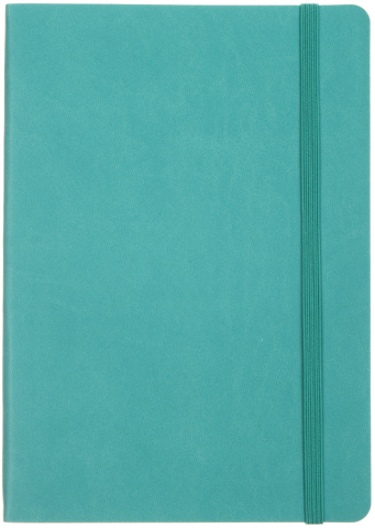 Ежедневник недатированный Qredo Flex, 145*210 мм, 136 л., бирюзовый