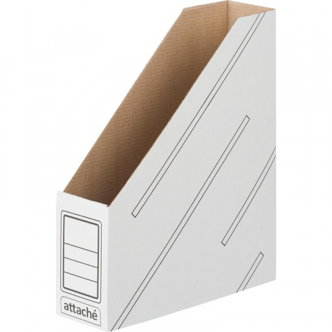 Лоток архивный Attache корешок 100 мм, 260×325×100 мм, белый