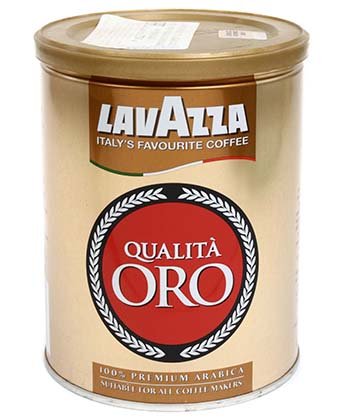 Кофе натуральный молотый Lavazza Qualita Oro, 250 г, среднеобжаренный (в банке)