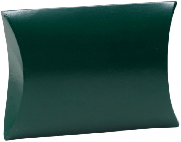 Коробка подарочная складная (разобранная, малая) 11×8×2 см, изумрудная