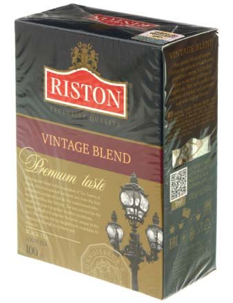 Чай Riston, 100 г, English Vintage Blend, крупнолистовой черный чай