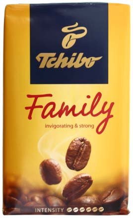 Кофе натуральный молотый Tchibo Family, 250 г, среднеобжаренный