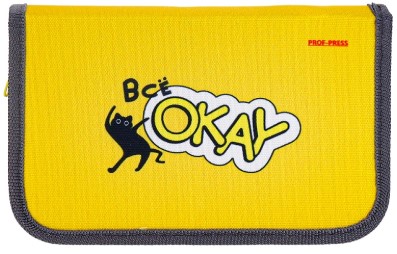 Пенал однокамерный Prof-Press, 190*115 мм, «Забавный черный кот» Пенал однокамерный Prof-Press, 190*115 мм, «Забавный черный кот»