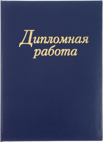 Папка для дипломных работ, без бумажного блока, синяя Папка для дипломных работ, без бумажного блока, синяя