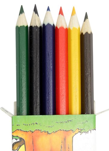 Карандаши цветные «Лесоруб», 6 цветов, длина 175 мм 