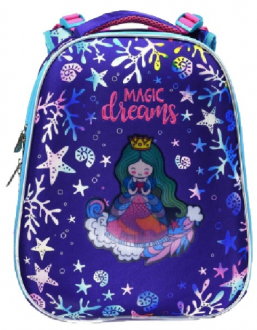 Рюкзак школьный Schoolformat Ergonomic 2 17L 320×420×160 мм, Princess-Mermaid