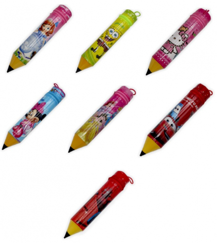 Пенал-тубус однокамерный школьный «Карандаш», 50*250 мм, ассорти Пенал-тубус однокамерный школьный «Карандаш», 50*250 мм, ассорти