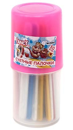 Палочки счетные Fancy, 50 шт., в пластиковом пенале