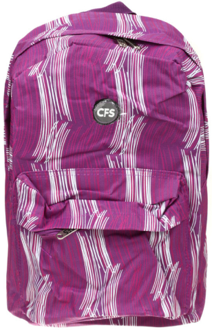 Рюкзак молодежный CFS, 300*460*180 мм, розовый