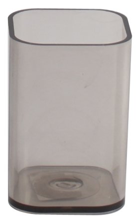 Стакан для канцелярских принадлежностей «Карандашница», 100*70 мм, прозрачный дымчатый