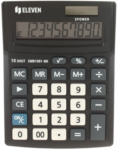 Калькулятор 10-разрядный Eleven CMB-1001 компактный, черный Калькулятор 10-разрядный Eleven CMB-1001 компактный, черный