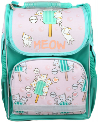 Рюкзак школьный Schoolformat Basic 15L 280×380×160 мм, Kawaii Сats