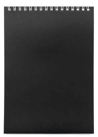Блокнот на гребне Sponsor, 146*206 мм, 40 л., клетка, черный