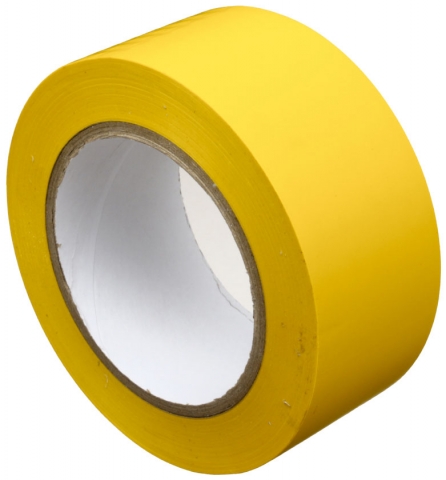 Клейкая лента для разметки пола «ИтераПласт Балтик», 50 мм*33 м, 170 мкм, желтая